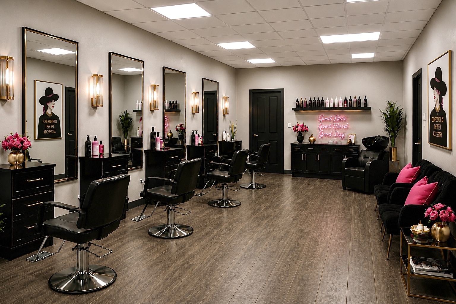 Glam Salon — after