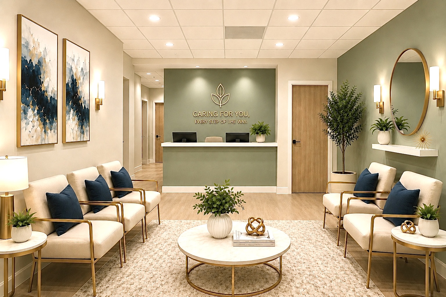 Serene Reception — after